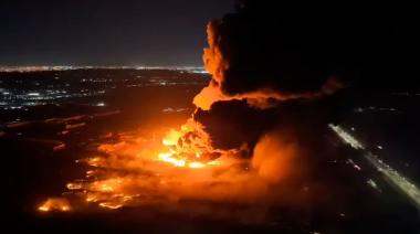 EXPLOSIÓN Y FUEGO EN EL POLÍGONO INDUSTRIAL DE SPEGAZZINI (EZEIZA)