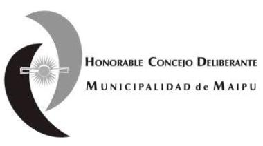 Sesión ordinaria del HCD para el lunes 10 de noviembre