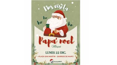 Papá Noel visitará Maipú, Las Armas y Santo Domingo