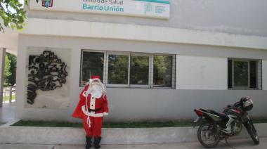 Papá Noel recorrió barrios, instituciones y localidades del distrito