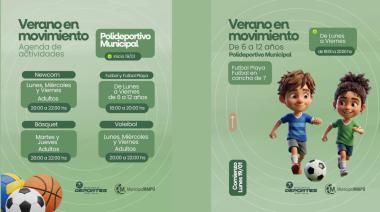 La Secretaría de Deportes puso en marcha propuestas recreativas para todas las edades