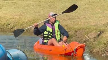 Se realizó el concurso de pesca en la Laguna Kakel Huincul