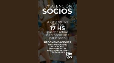 Los socios del Carnaval ya pueden retirar su tarjeta en la sede