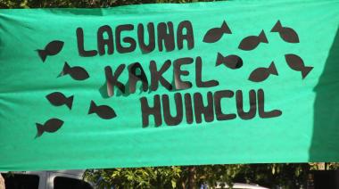Se realizó el concurso de pesca en la Laguna Kakel Huincul