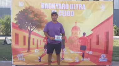 Un integrante del grupo Los Guerreros participó de la Backyard Ultra disputada en Dolores