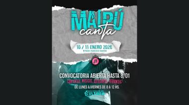 Abren la convocatoria para participar de Maipú Canta 2026
