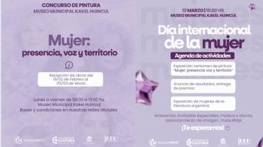 Organizan una jornada por el Día Internacional de la Mujer en el Museo Kakel Huincul
