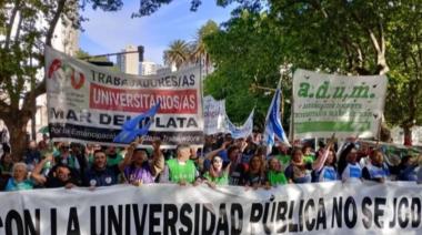 Comenzó una nueva semana de paro docente en la Universidad de Mar del Plata