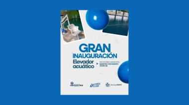 Gran apertura del nuevo elevador acuático en el Natatorio Municipal
