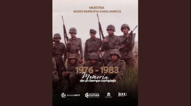 Inauguran muestra sobre la última dictadura y Malvinas en el Museo Kakel Huincul