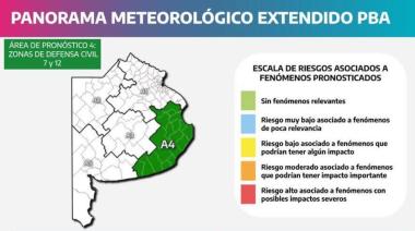 Rige alerta naranja por fuertes vientos en Maipú