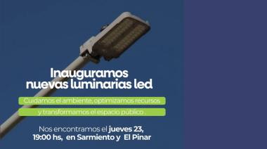 Maipú suma nuevas luminarias LED en distintos sectores del distrito