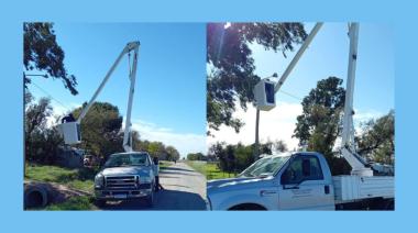 Avanzan los trabajos de mantenimiento y recambio del alumbrado en Santo Domingo