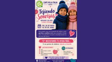 El CAPS Villa Italia lanzó la campaña solidaria “Tejiendo Sonrisas”