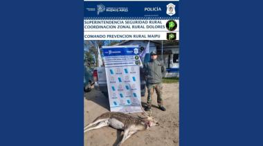 Realizaron un procedimiento por presunta caza furtiva en el partido de Maipú