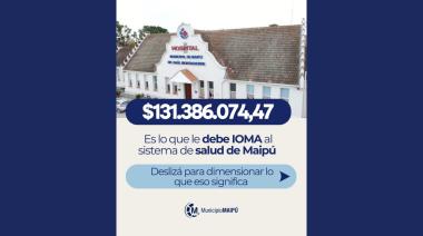 El Municipio de Maipú manifestó preocupación por la deuda de IOMA con el sistema de salud local