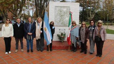 La Sociedad Italiana homenajeó a Manuel Belgrano en el Día del Inmigrante Italiano