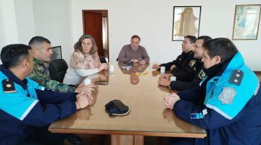 El Ejecutivo Municipal coordinó acciones con las fuerzas de seguridad del distrito