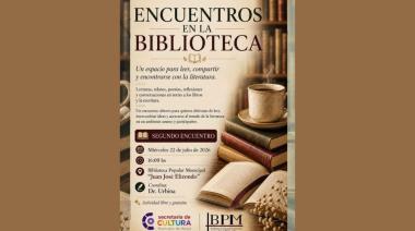 La Biblioteca Popular Municipal invita al segundo encuentro de lectura y literatura