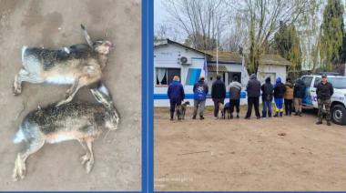 Nueve personas fueron infraccionadas por realizar caza furtiva en establecimientos rurales de Maipú