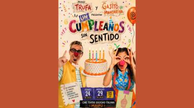 "Un cumpleaños sin sentido": Trufa y Gajito de Mandarina presentan su nuevo espectáculo para toda la familia
