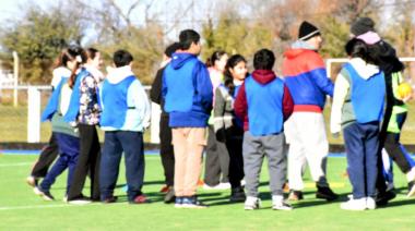 El Polideportivo Municipal albergó el cierre de la etapa local de los Juegos Escolares Bonaerenses