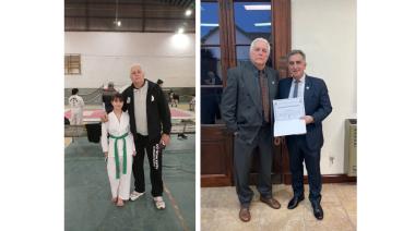 Fernando González destacó el crecimiento del taekwondo en Maipú y habló sobre la participación en los Juegos Bonaerenses