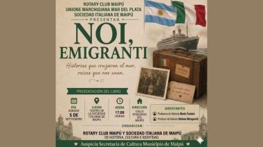 Presentarán “Noi Emigranti: historias que cruzaron el mar, raíces que nos unen”