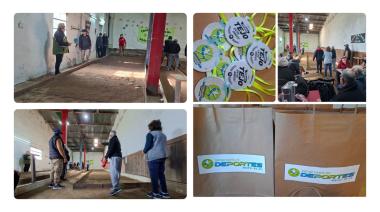 Torneo de tejo reunió a adultos mayores de la región en el Club Ferroviario