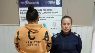 Detuvieron en Maipú a una mujer con una orden judicial