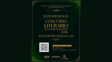 Se prorroga el plazo para participar del Certamen Literario Juan José Elizondo