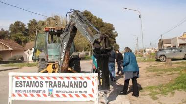 Avanza la repavimentación de la avenida San Martín