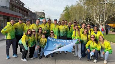 El grupo Los Guerreros participaron del desfile por el 148° aniversario de Maipú