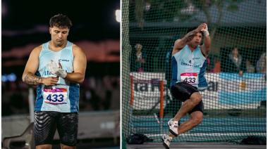 Tomás Olivera se consagró subcampeón sudamericano U23 en lanzamiento de martillo