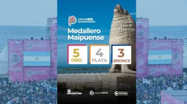 Maipú obtuvo 12 medallas en los Juegos Bonaerenses