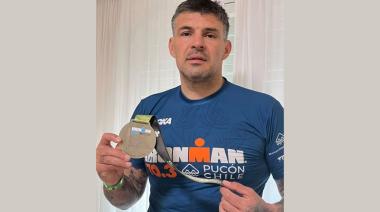 Abel Bianchi completó el IRONMAN 70.3 de Buenos Aires