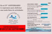 El 57º aniversario de la Asociación Civil Emilio Valentín Alavedra se celebrará el 27 de septiembre