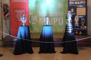 Las Copas de la Selección se exhibieron en el Club Atlético