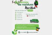 Cronograma de recolección de residuos durante la semana de Navidad
