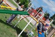 Reinstalan y acondicionan juegos infantiles en la Terminal de Ómnibus de Maipú