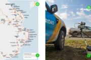 Fotomultas y controles viales activos en la Costa Atlántica: ubicación, velocidades y multas