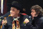 Milei cantó “Amor Salvaje” junto al Chaqueño Palavecino en Jesús María