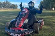 Matías Rouveda y Juani Cabrera se preparan para competir en el campeonato de karting KRL
