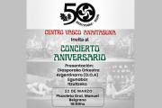 El Centro Vasco Anaitasuna celebra 50 años con un concierto abierto a la comunidad