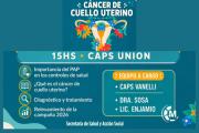 Charla abierta sobre prevención del cáncer de cuello uterino en CAPS Unión