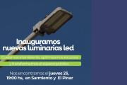 Maipú suma nuevas luminarias LED en distintos sectores del distrito