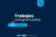 ABSA informó trabajos programados en la red de agua de Maipú