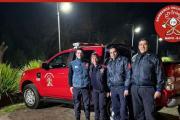 Bomberos Voluntarios de Maipú participan de la búsqueda de pescadores desaparecidos en el Río de la Plata