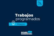 Corte programado de agua en Maipú por trabajos en la red