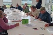 El Bibliomóvil compartió una jornada literaria en el Hogar de Día Martín Rappallini